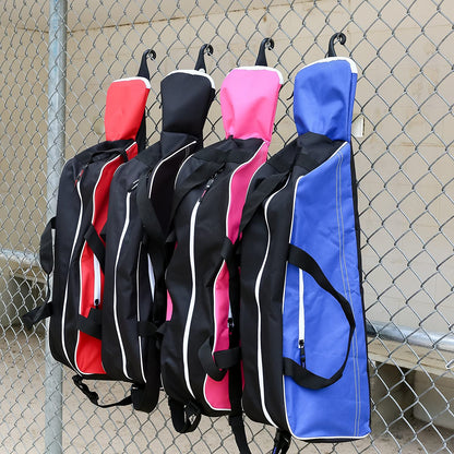 Baseball Tote Bag - Tote Bag for Baseball, T-Ball & Softball Equipment & Gear for Kids, Youth, and Adults | Holds Bat, Helmet, Glove, & Shoes | Fence Hook