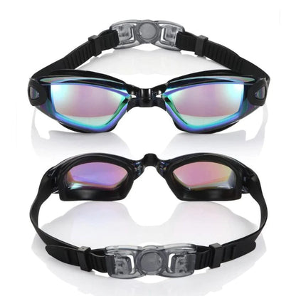 Clear Comfortable Swimming Goggles UV- Anti-Fog Swim Glasses Mirror Adult & Kids