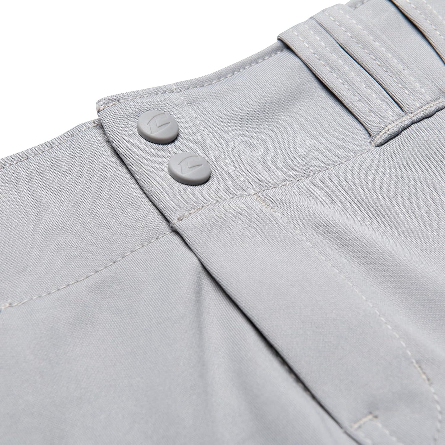 Boys Open-Bottom Loose-Fit Baseball Pant with Adjustable Inseam and Reinforced Sliding Area