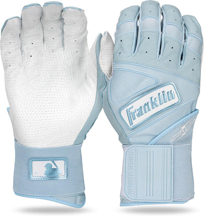 MLB Power Strap Infinite Batting Gloves - Baseball + Softball Long Cuff Batting Gloves - Adult + Youth