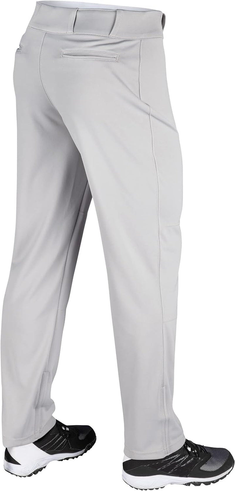 Boys Open-Bottom Loose-Fit Baseball Pant with Adjustable Inseam and Reinforced Sliding Area