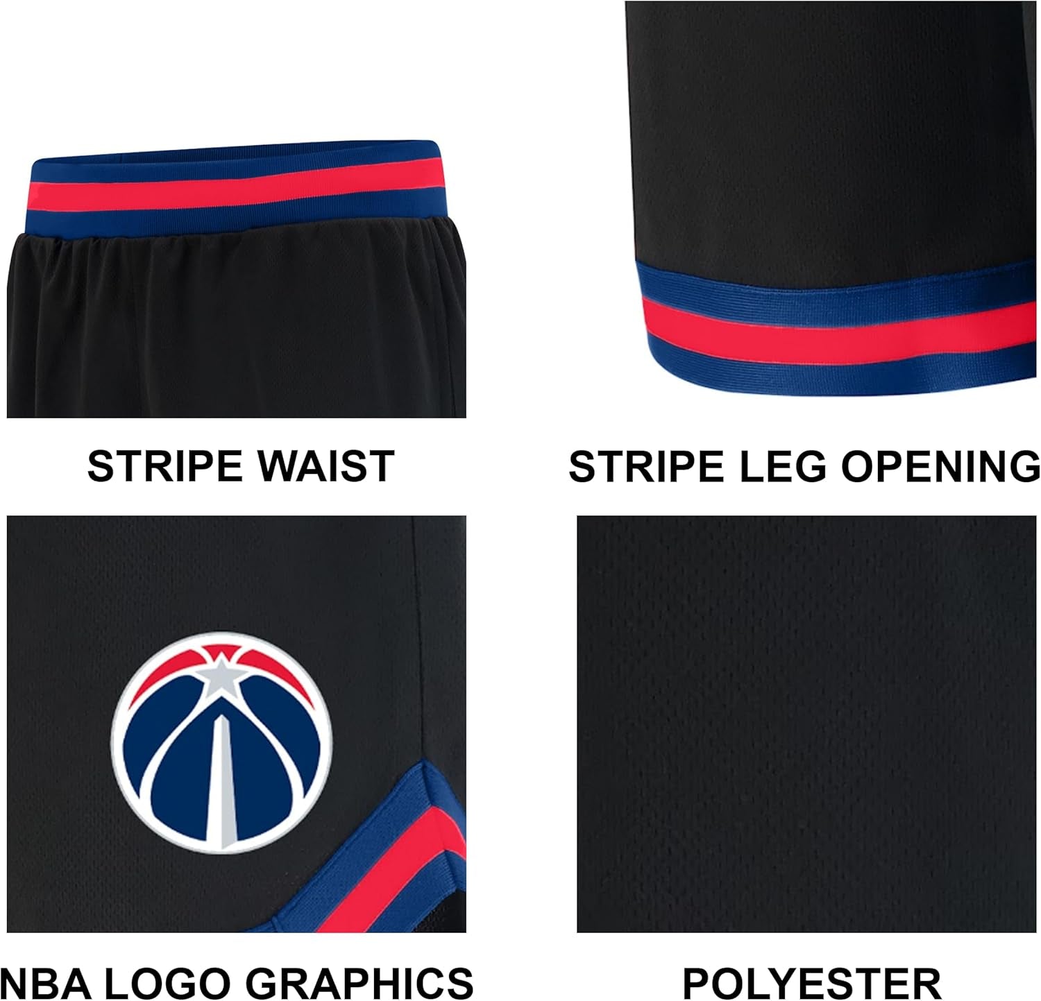 Men'S NBA Official Active Knit Basketball Training Shorts Unisex