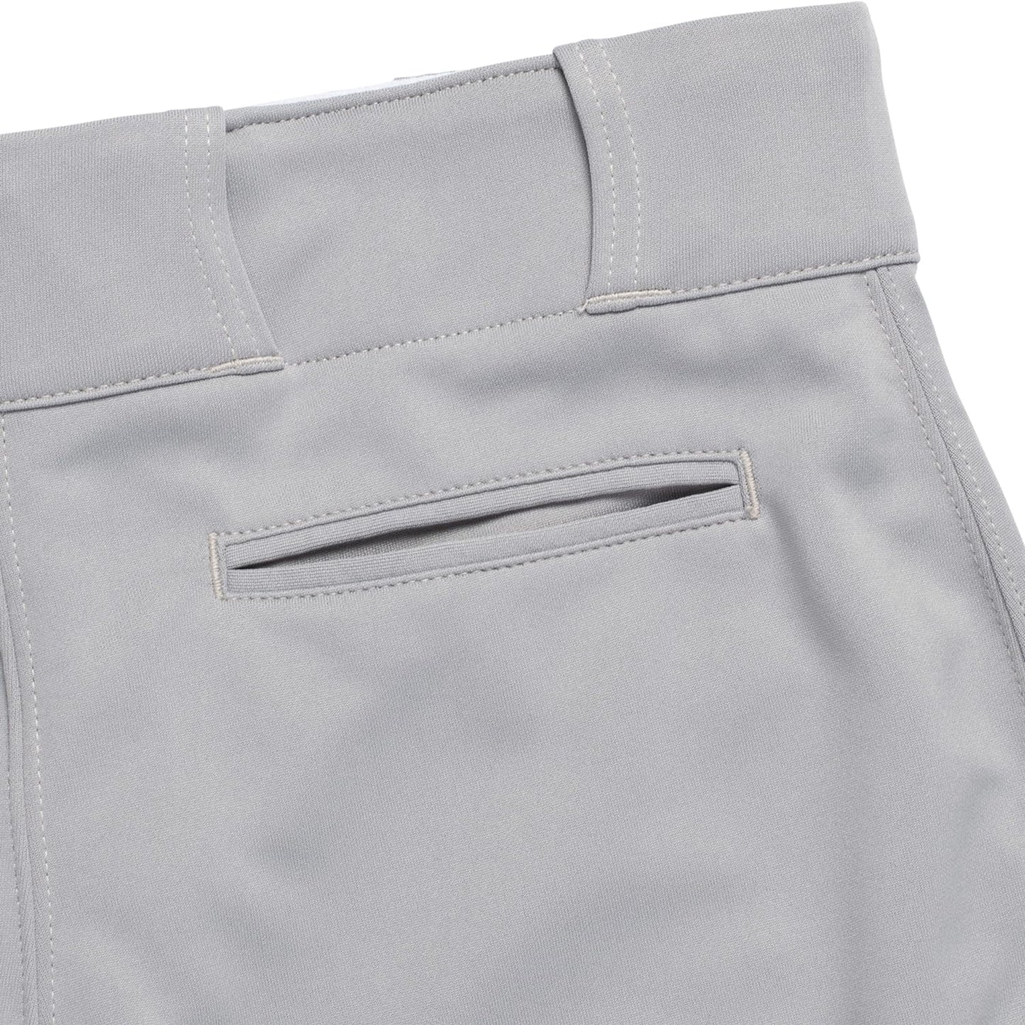 Boys Open-Bottom Loose-Fit Baseball Pant with Adjustable Inseam and Reinforced Sliding Area