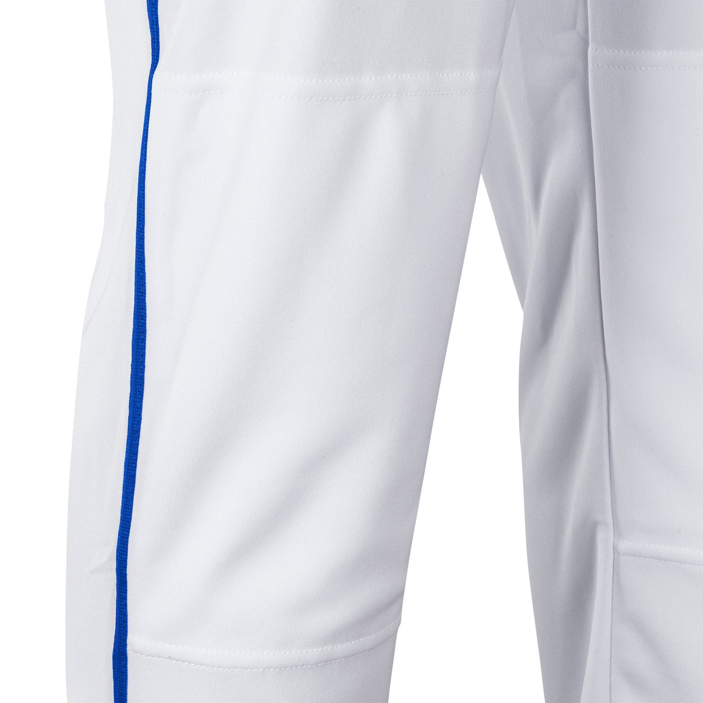 Triple Crown Open-Bottom Baseball Pants with Braid, Adult 2X-Large, White with Royal Braid