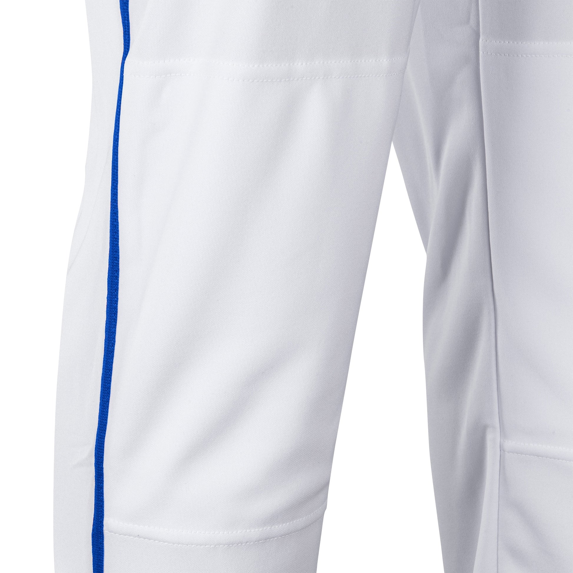 Triple Crown Open-Bottom Baseball Pants with Braid, Adult 2X-Large, White with Royal Braid