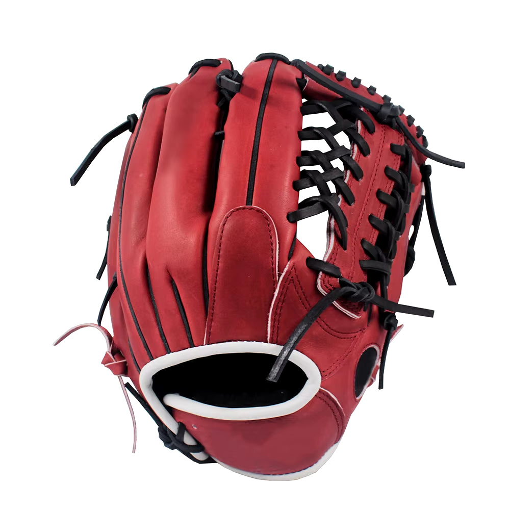 1MOQ Baseball Fielding Gloves Tumbled Cowhide Custom Glove Softball Japan Kip Leather Baseball Glove